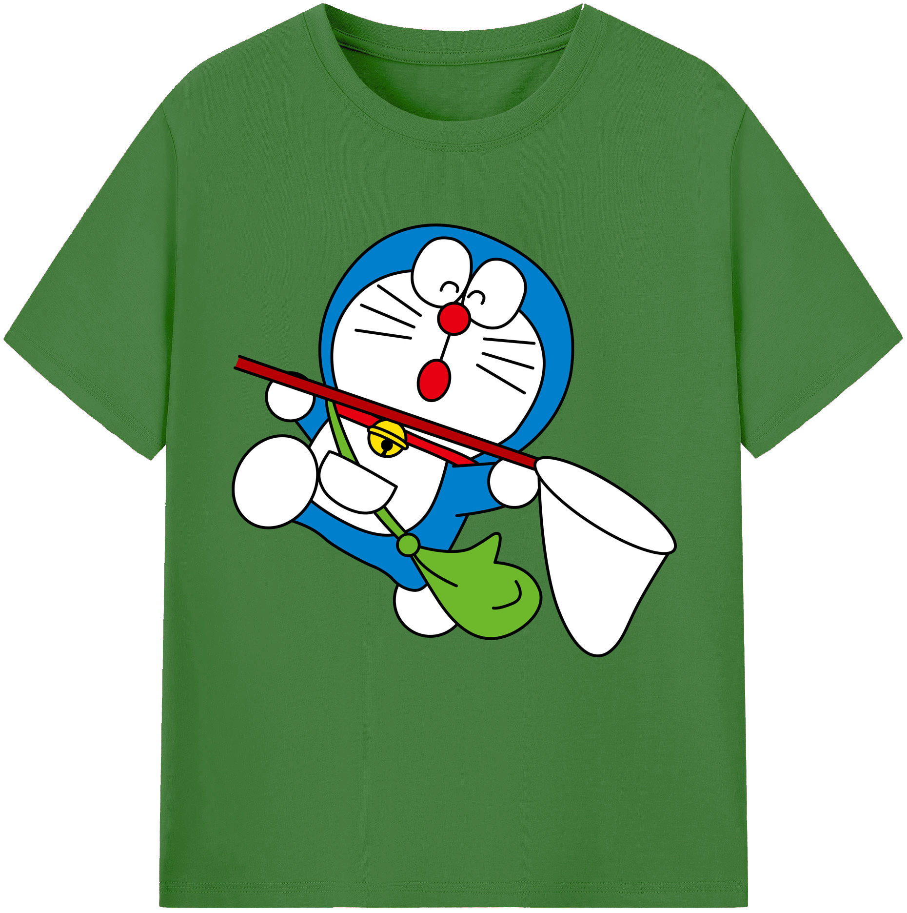 （画像用） ドラえもん Doraemon レディースカジュアルプリントTシャツ（綿100％）